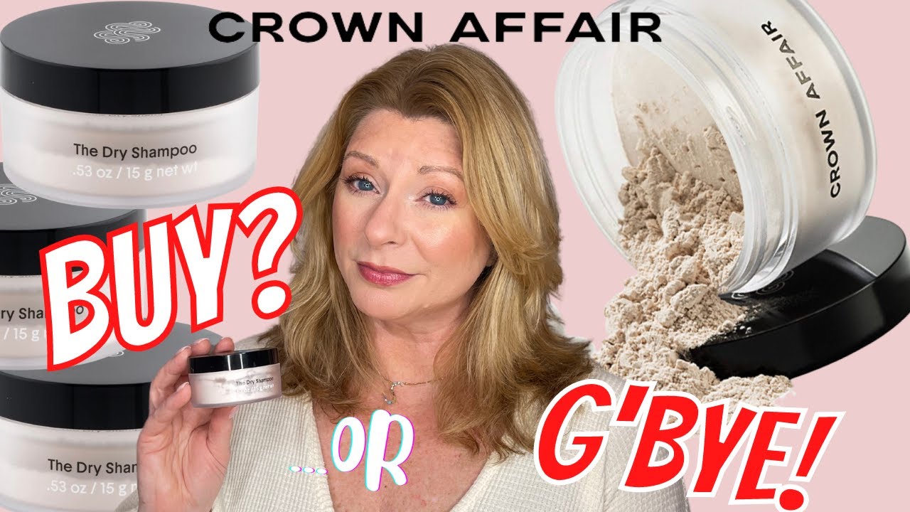 Talc-Free, No White Cast: Crown Affair Dry Shampoo for Oily Hair
